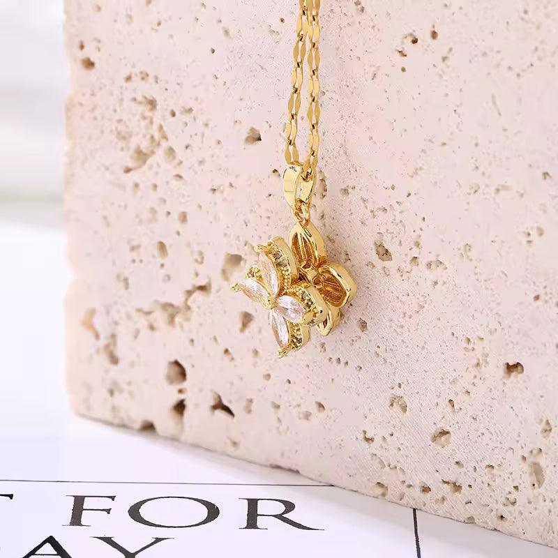 Collar de Flor Giratoria