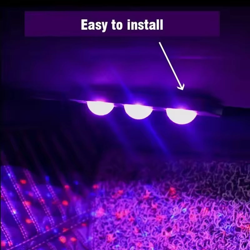 SET DE LUCES LED INTERIORES PARA AUTOS